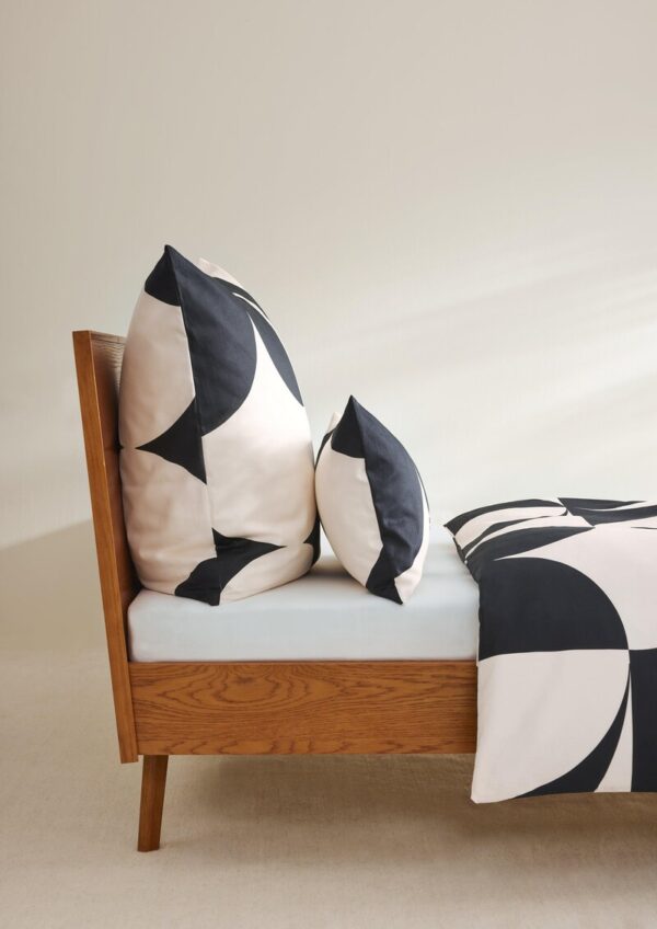 Bettwäsche-Set aus reiner Baumwolle mit geometrischem Muster