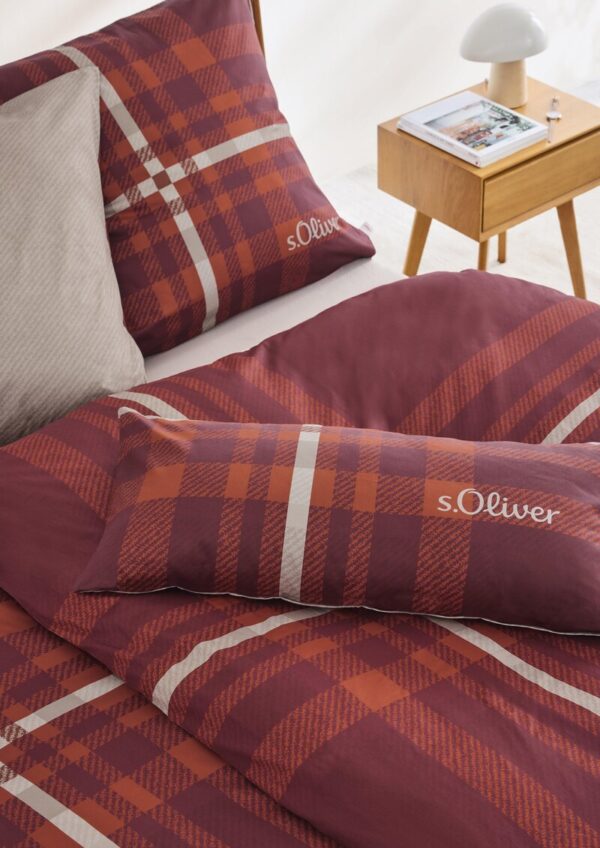 Bettwäsche-Set mit Karo-Details