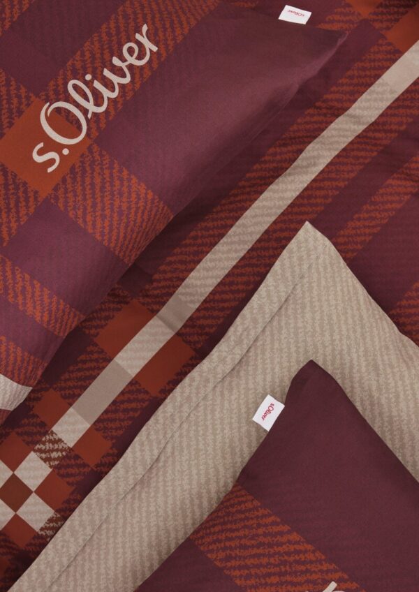 Bettwäsche-Set mit Karo-Details