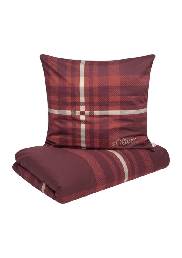 Bettwäsche-Set mit Karo-Details