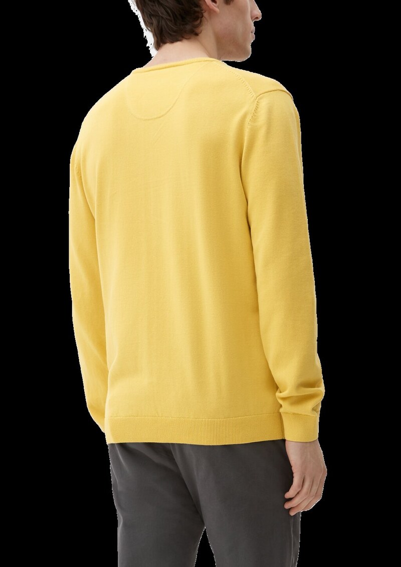 Strickpullover mit V-Ausschnitt