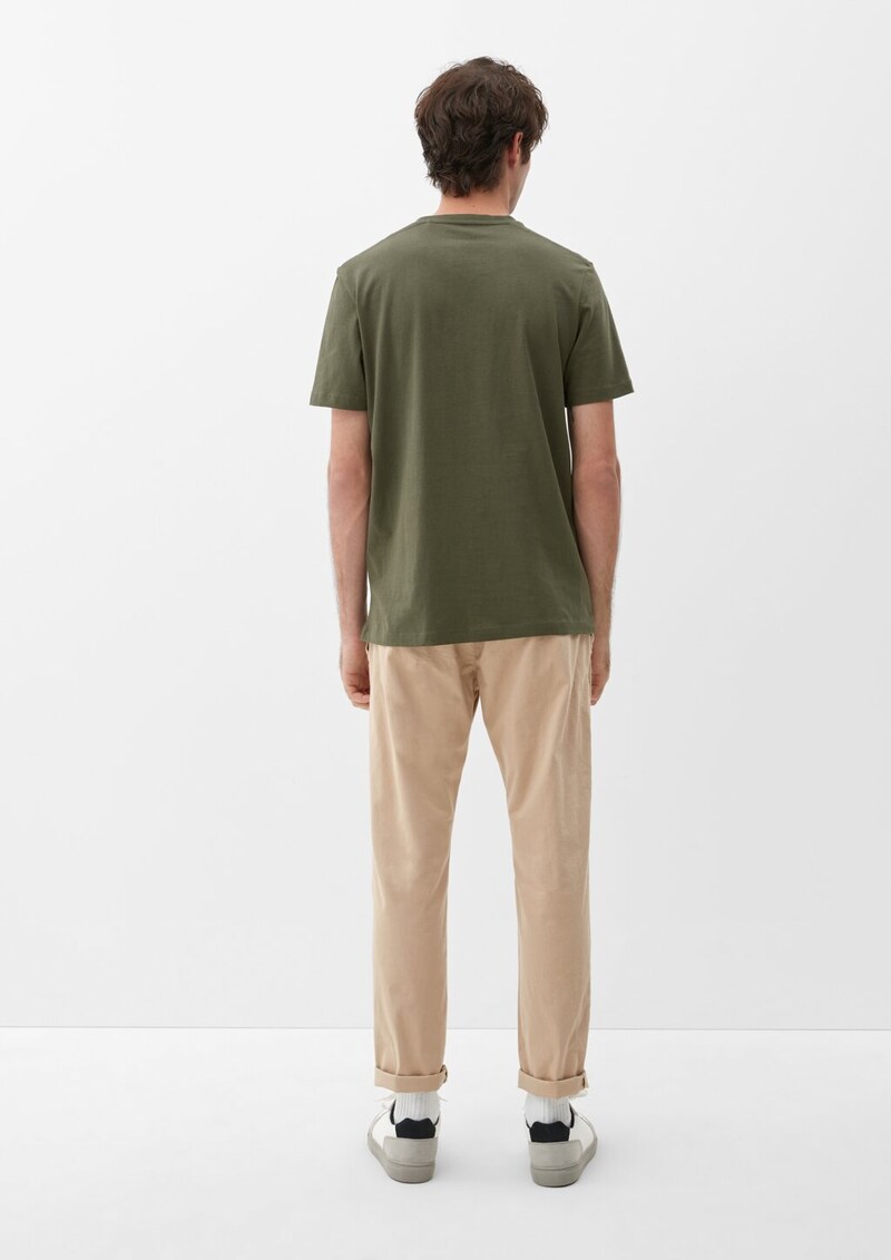 Baumwoll-T-Shirt mit Logo-Print