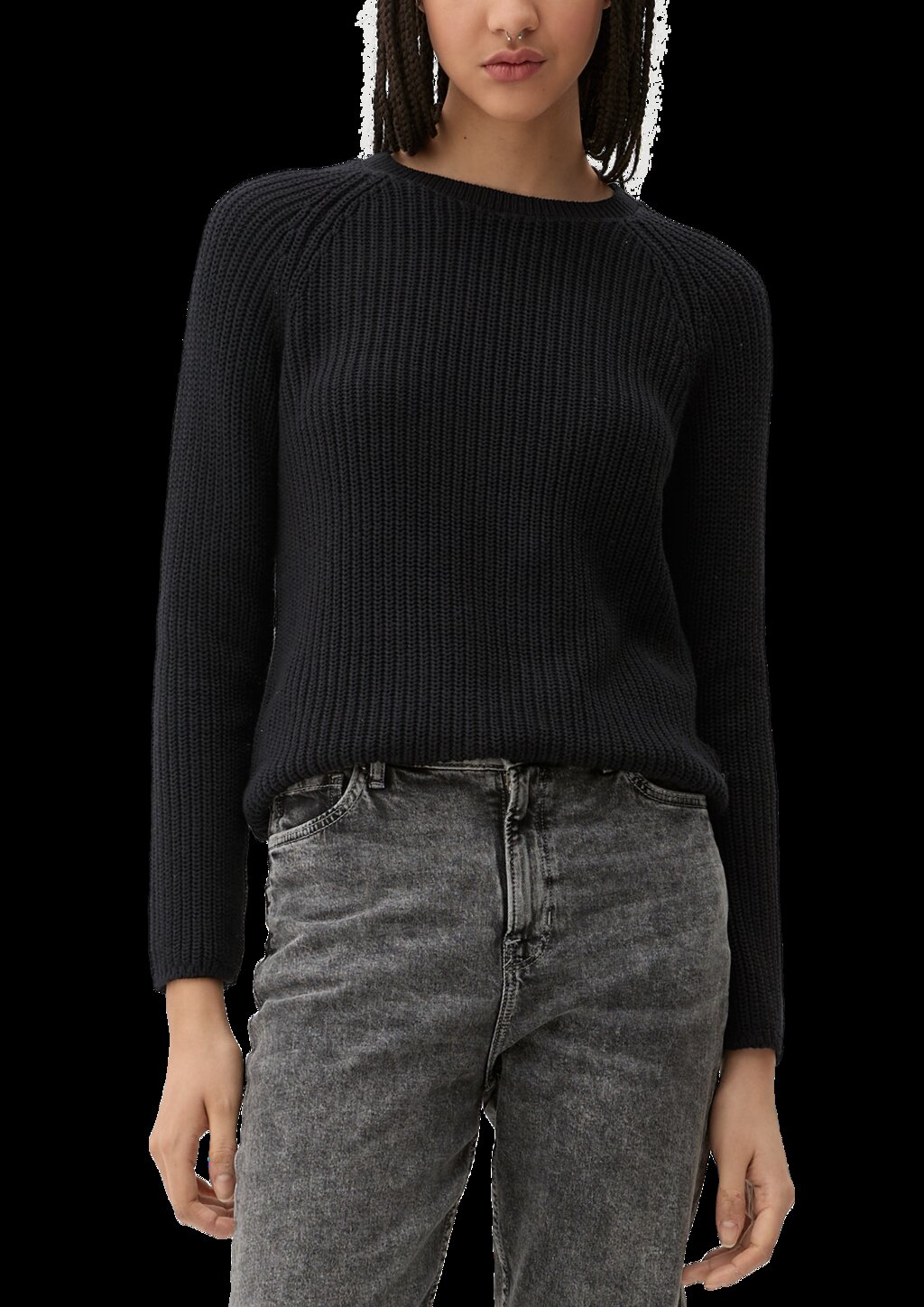 Strickpullover aus Viskosemix