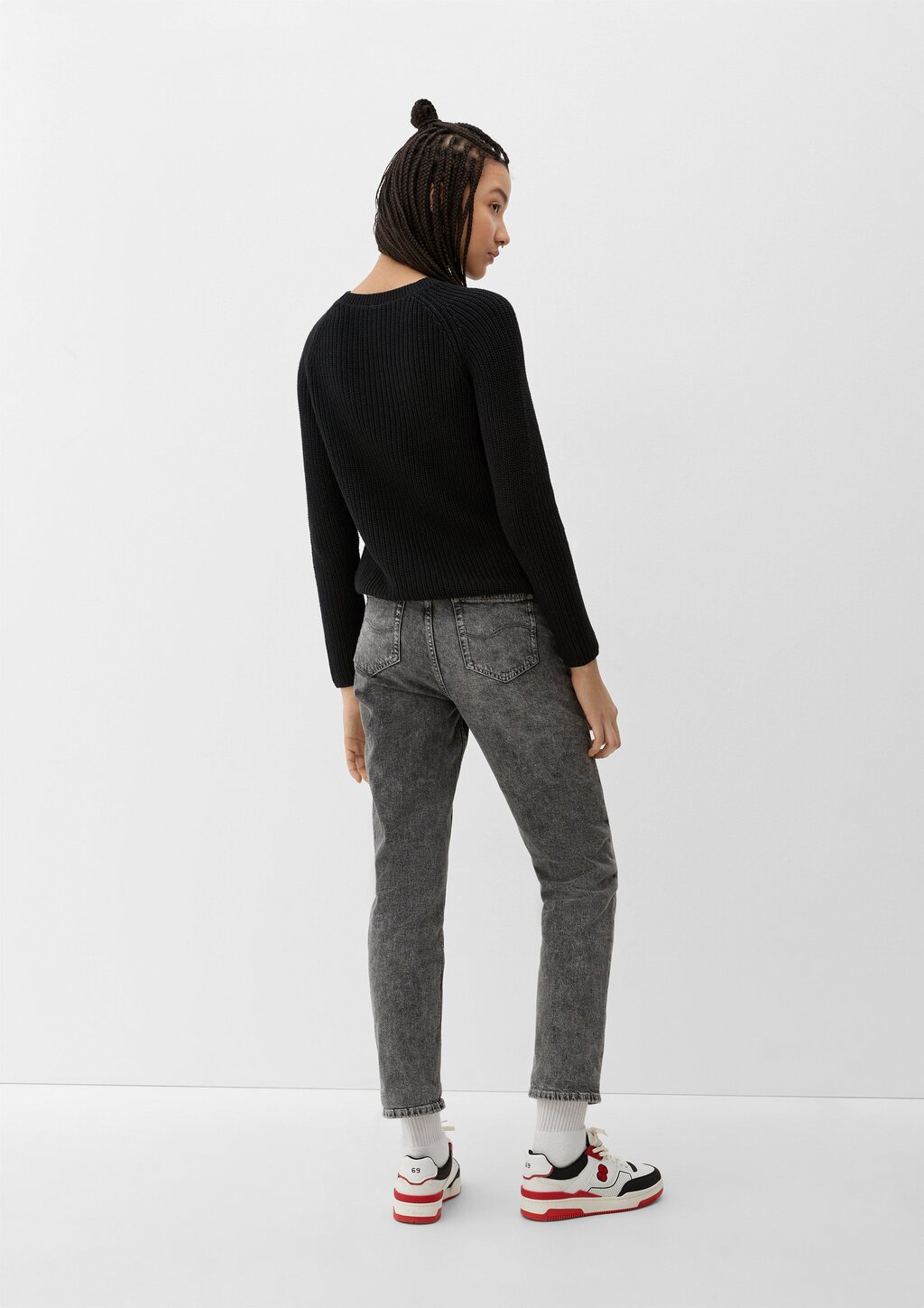 Strickpullover aus Viskosemix