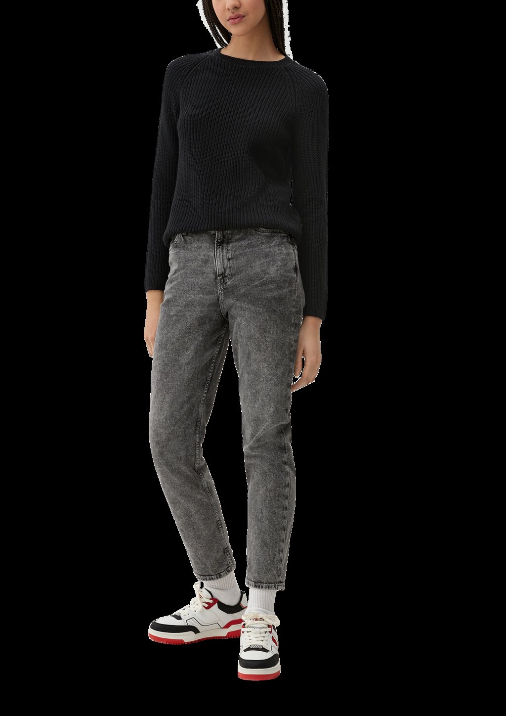 Strickpullover aus Viskosemix