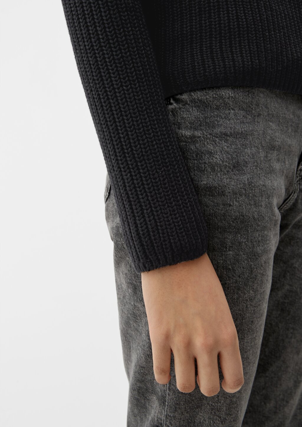 Strickpullover aus Viskosemix