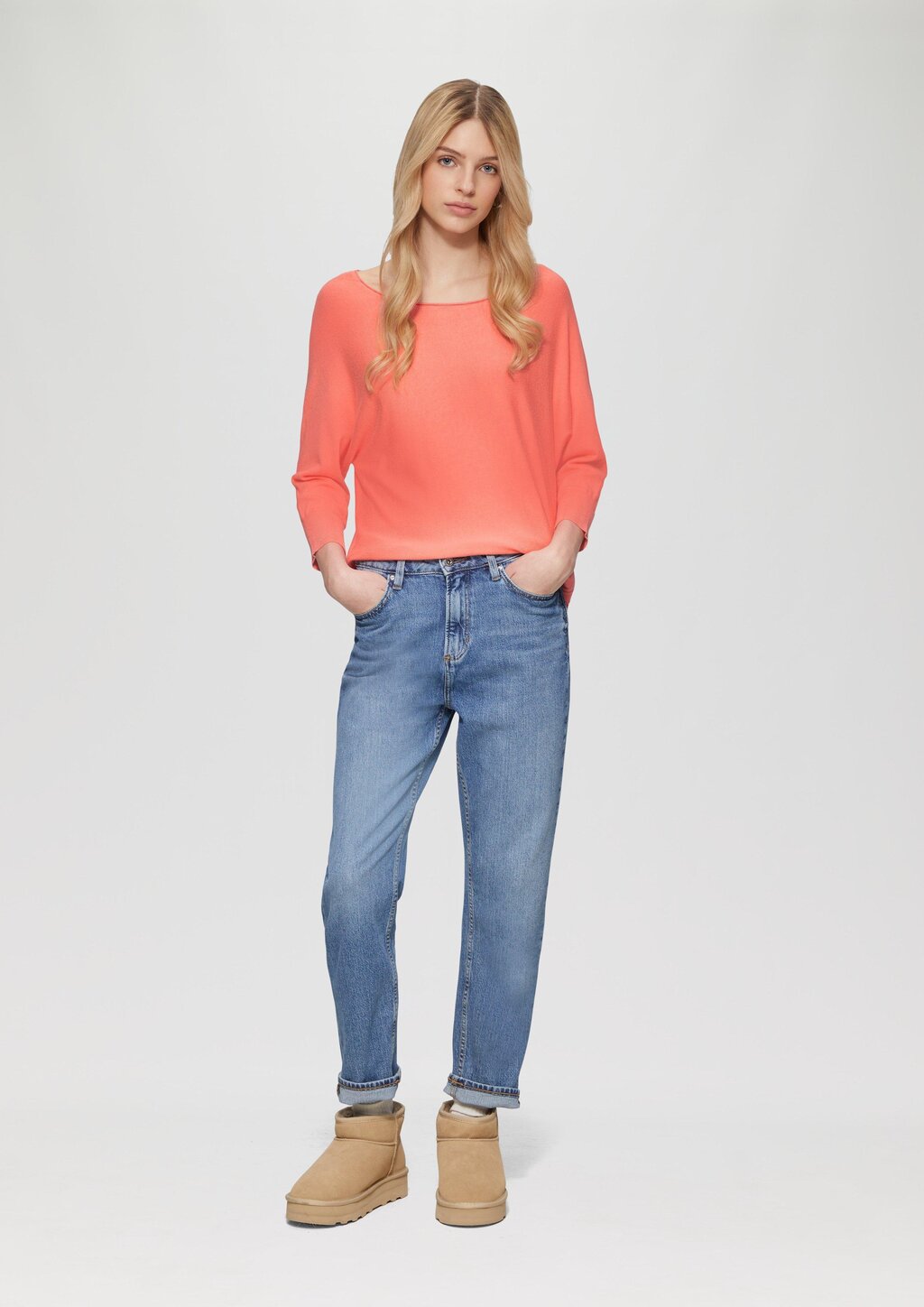 Strickpullover aus Viskosemix