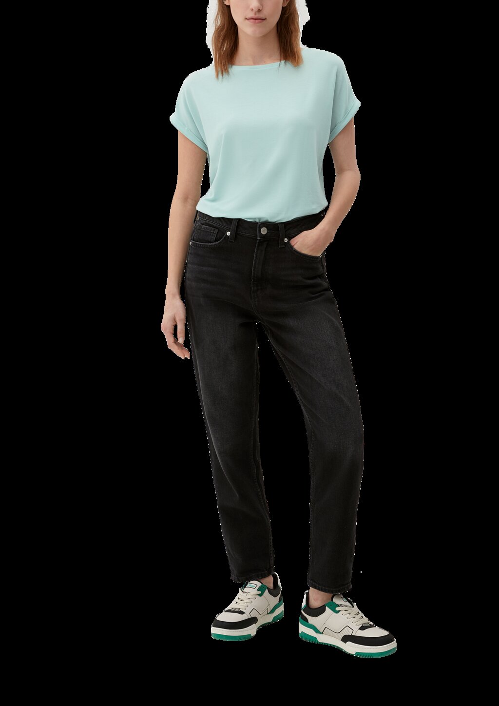 Loose-Fit-Shirt im Lyocellmix