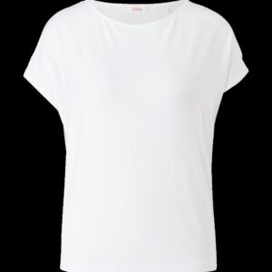 Ärmelloses T-Shirt aus fließendem Viskosestretch