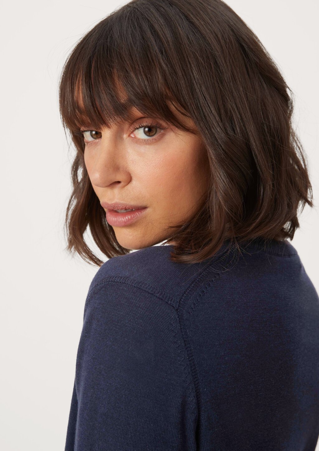 Strickjacke aus Viskosemix