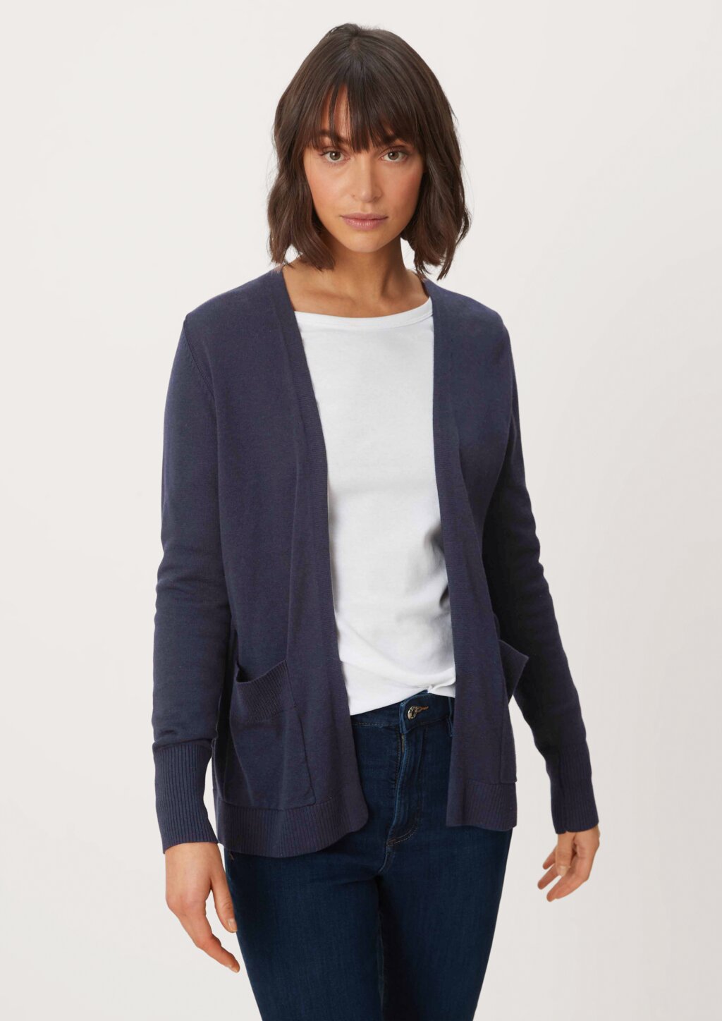 Strickjacke aus Viskosemix