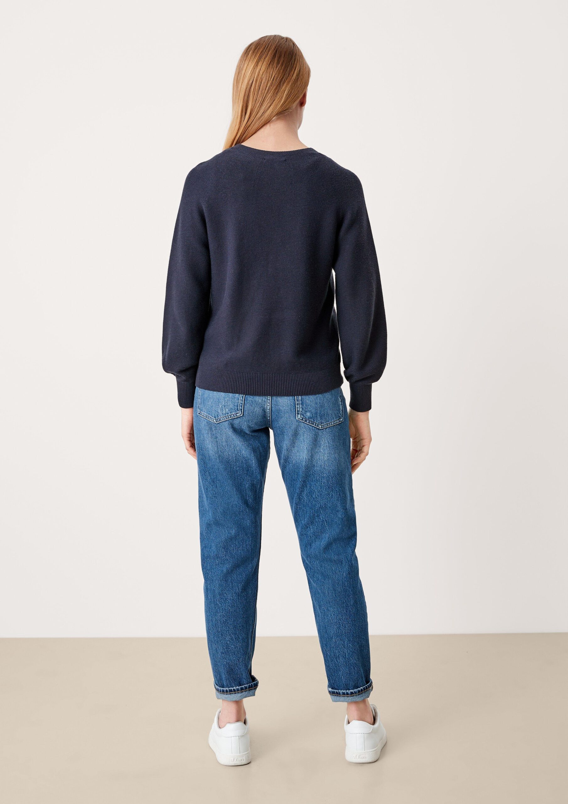 Strickpullover aus Viskosemix