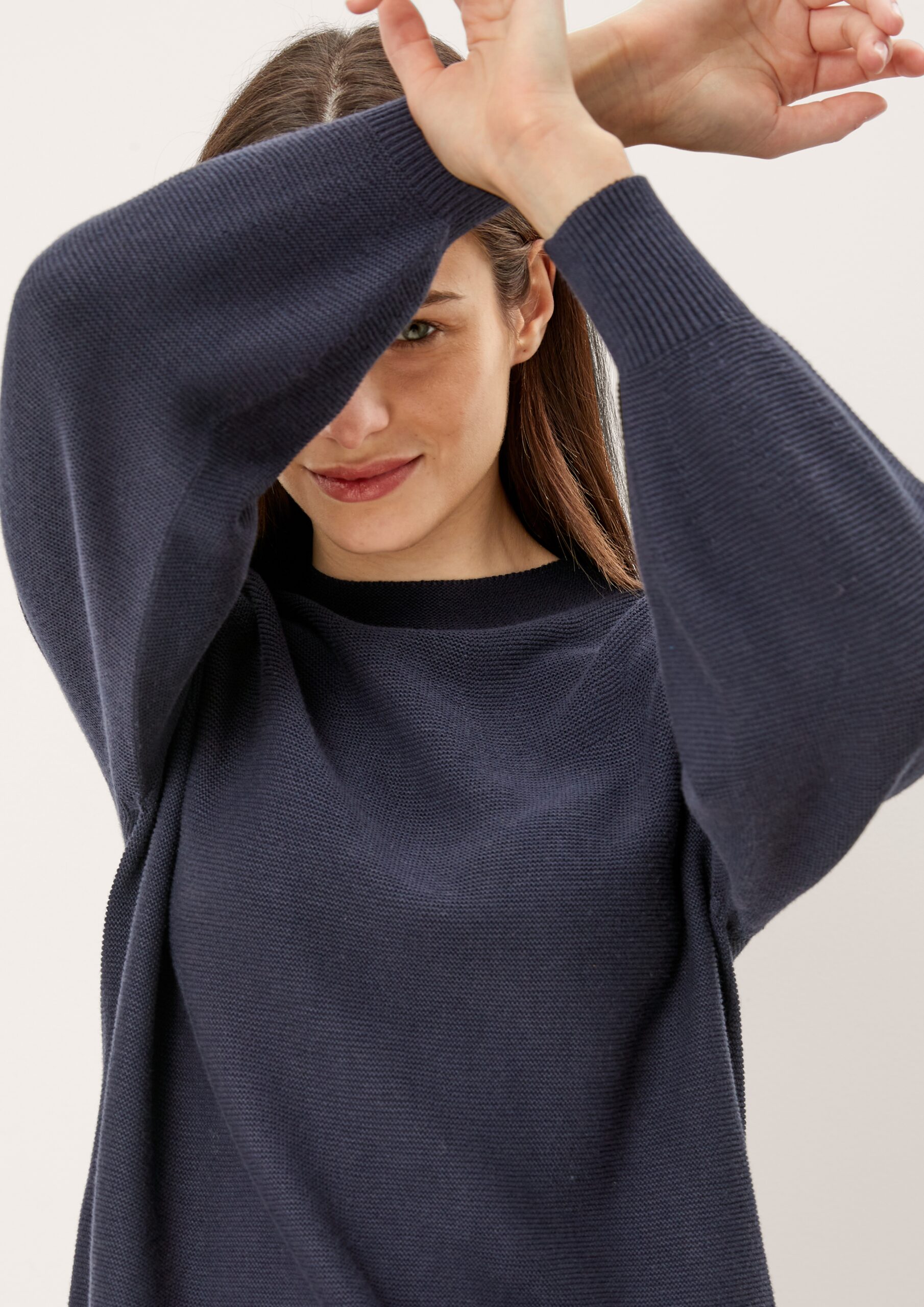 Strickpullover aus Viskosemix