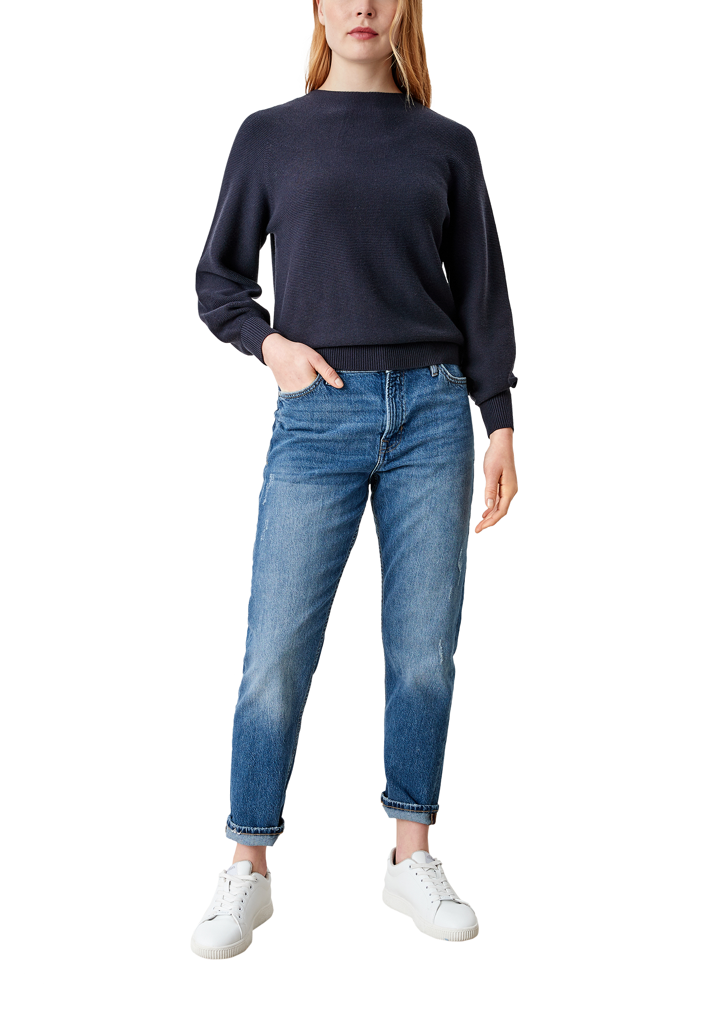 Strickpullover aus Viskosemix