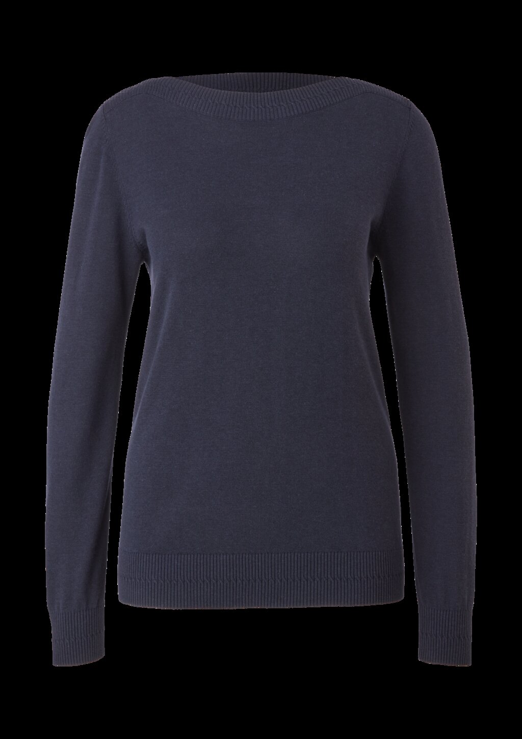Pullover mit U-Boot-Ausschnitt