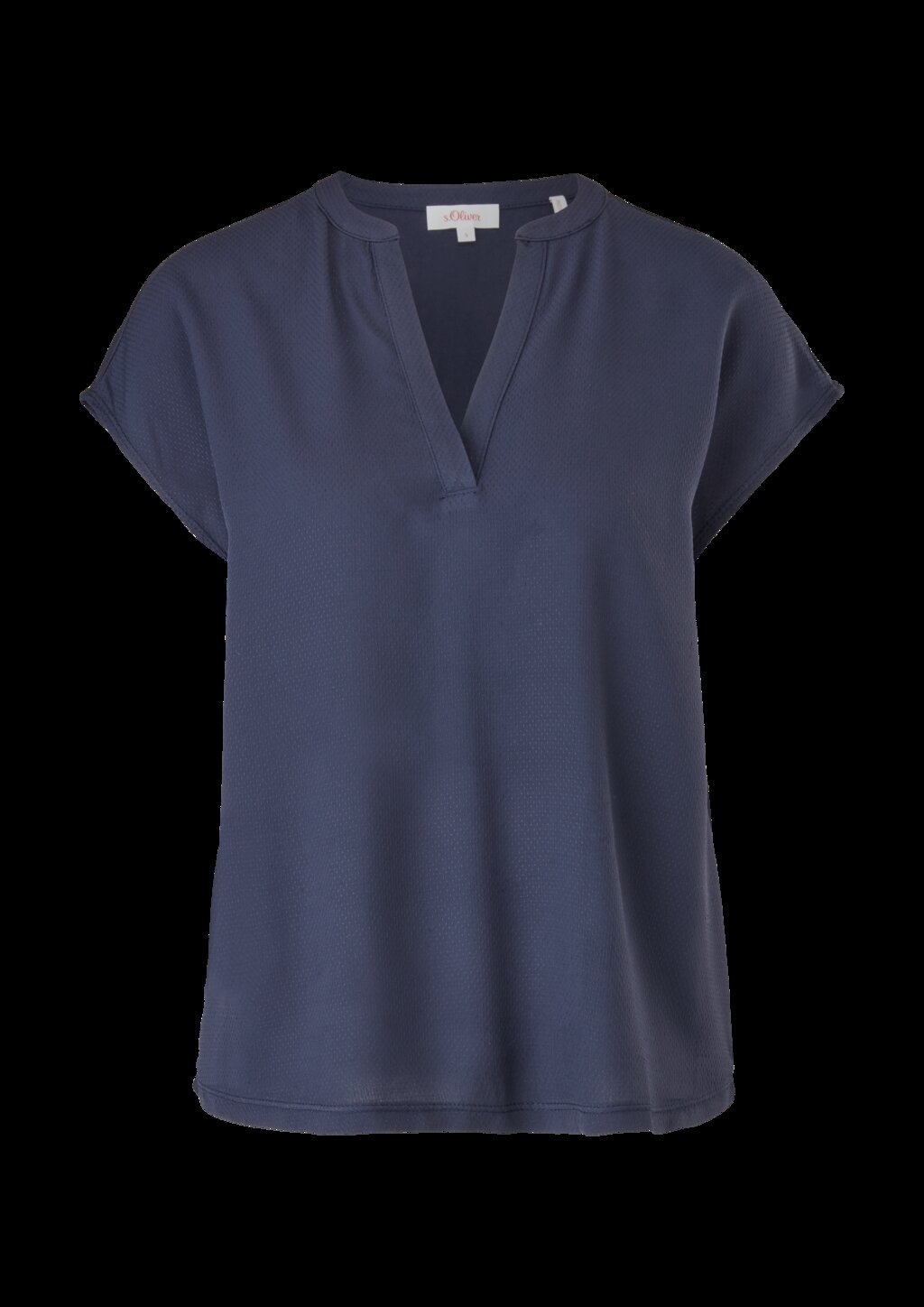 Viskose Shirt im Materialmix