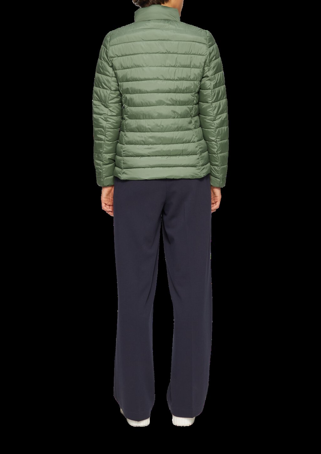 Leichte Jacke mit Steppung und Stehkragen