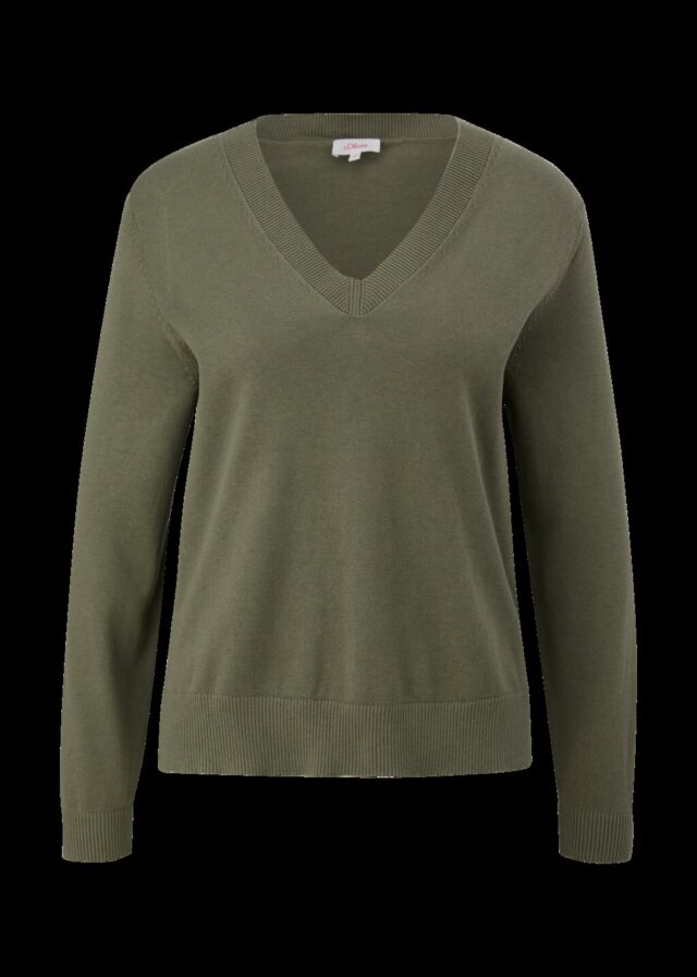 Feinstrickpullover aus Viskosemix