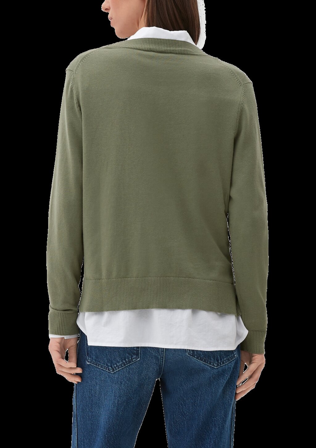 Feinstrickpullover aus Viskosemix