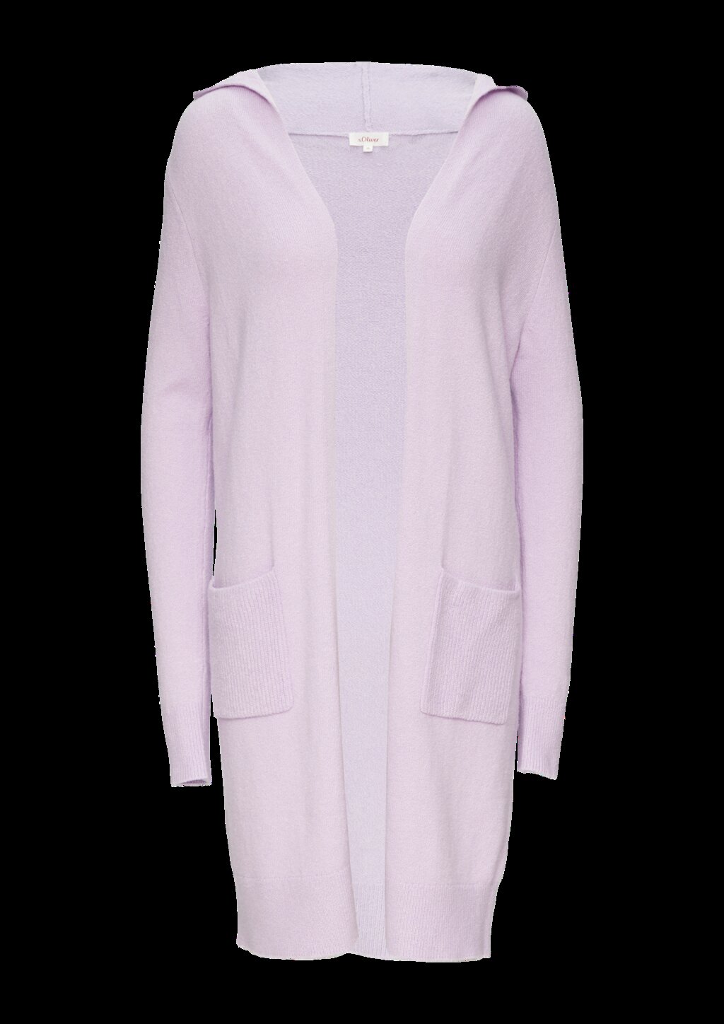 Long-Cardigan mit Kapuze