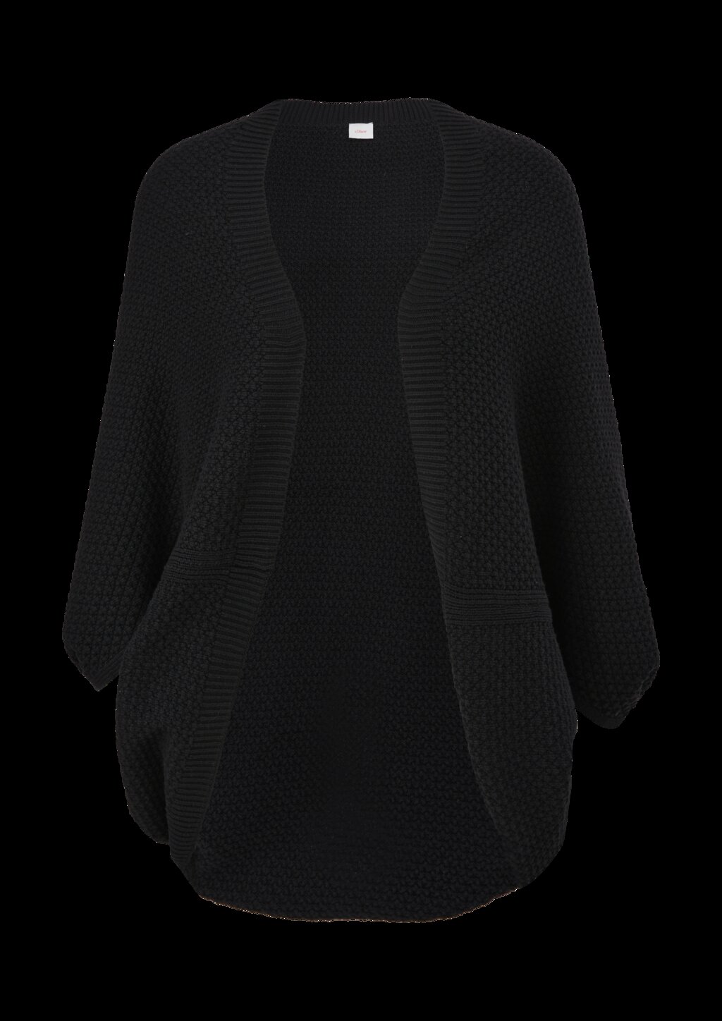 Poncho aus Baumwollmix