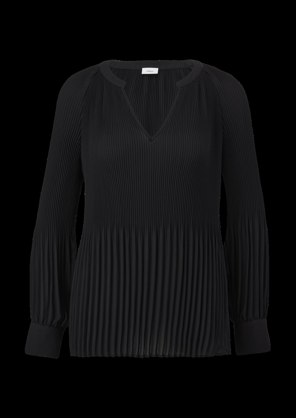 Bluse mit Plissée-Struktur