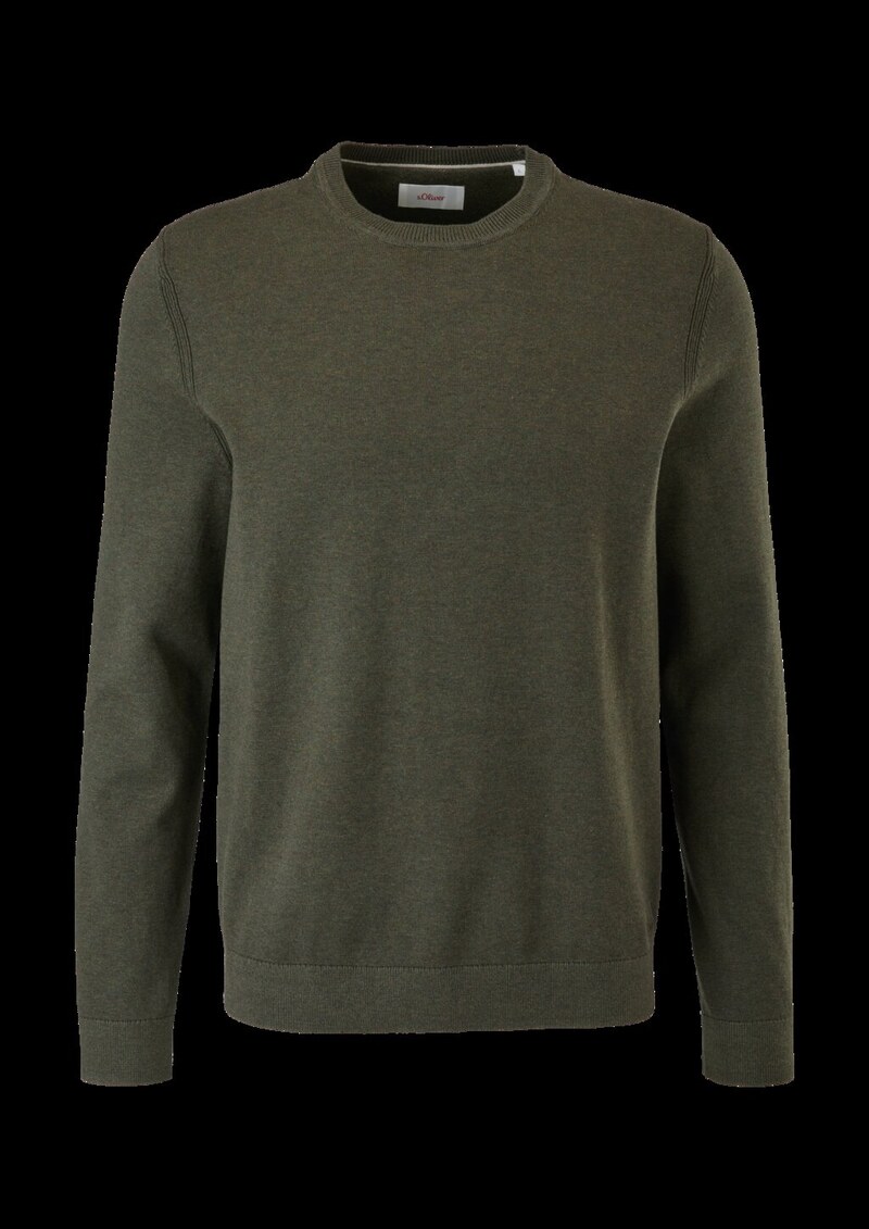 Feinstrickpulli aus Baumwolle