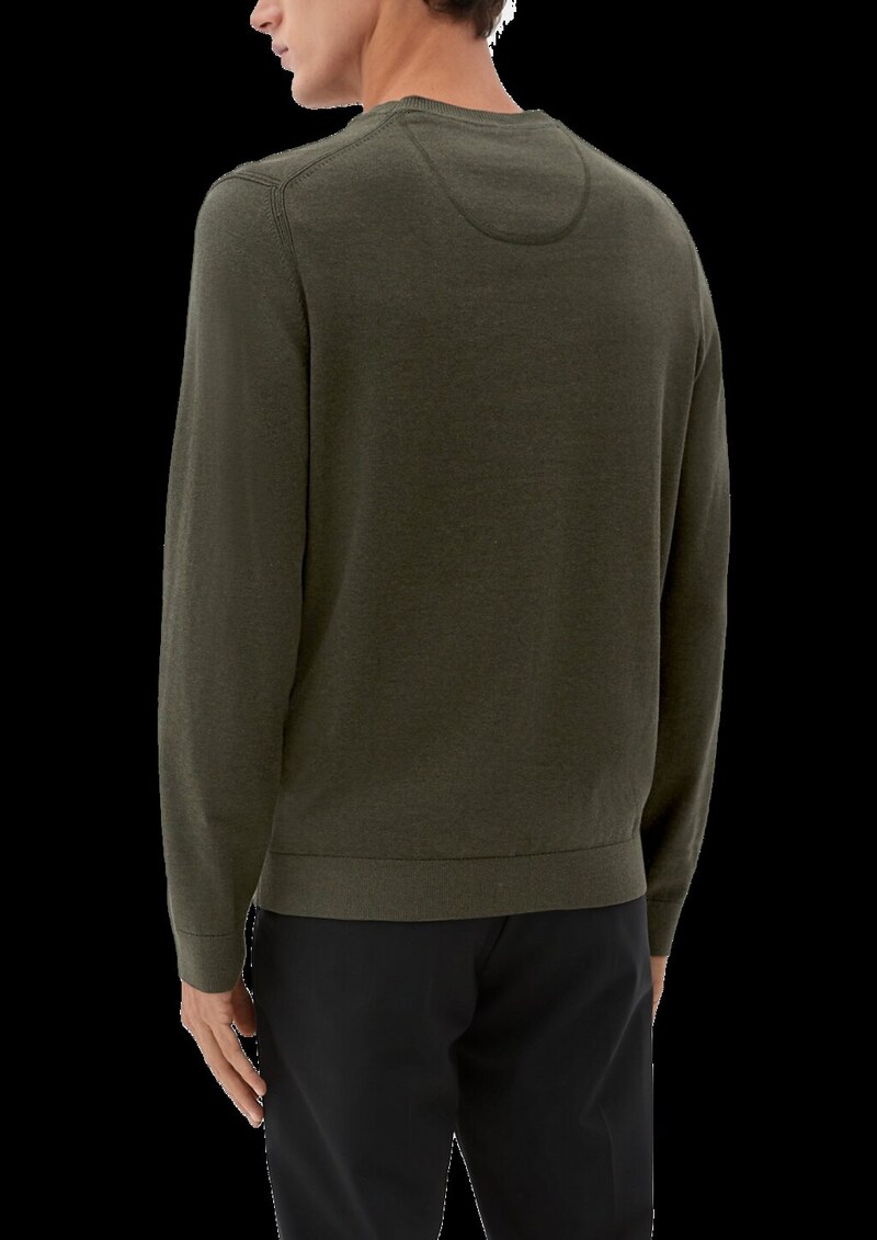 Feinstrickpulli aus Baumwolle