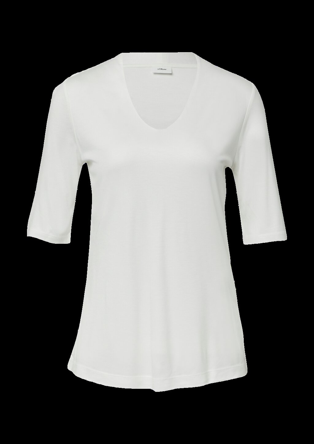 T-Shirt mit V-Ausschnitt