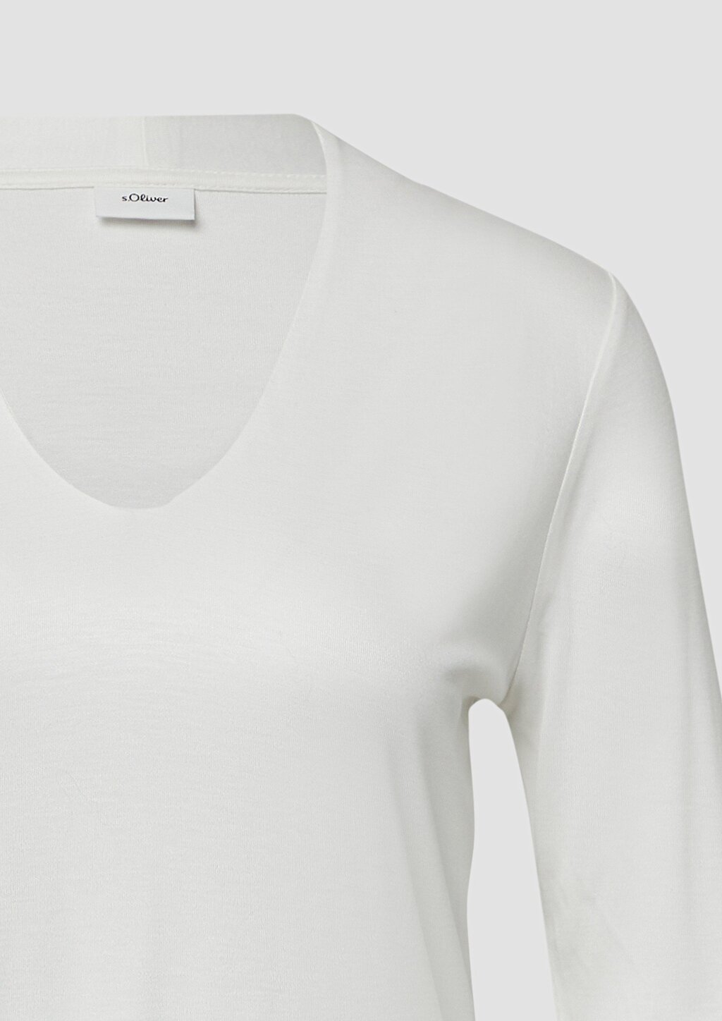 T-Shirt mit V-Ausschnitt