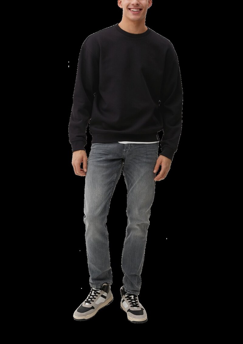 Sweatshirt mit Logostickerei