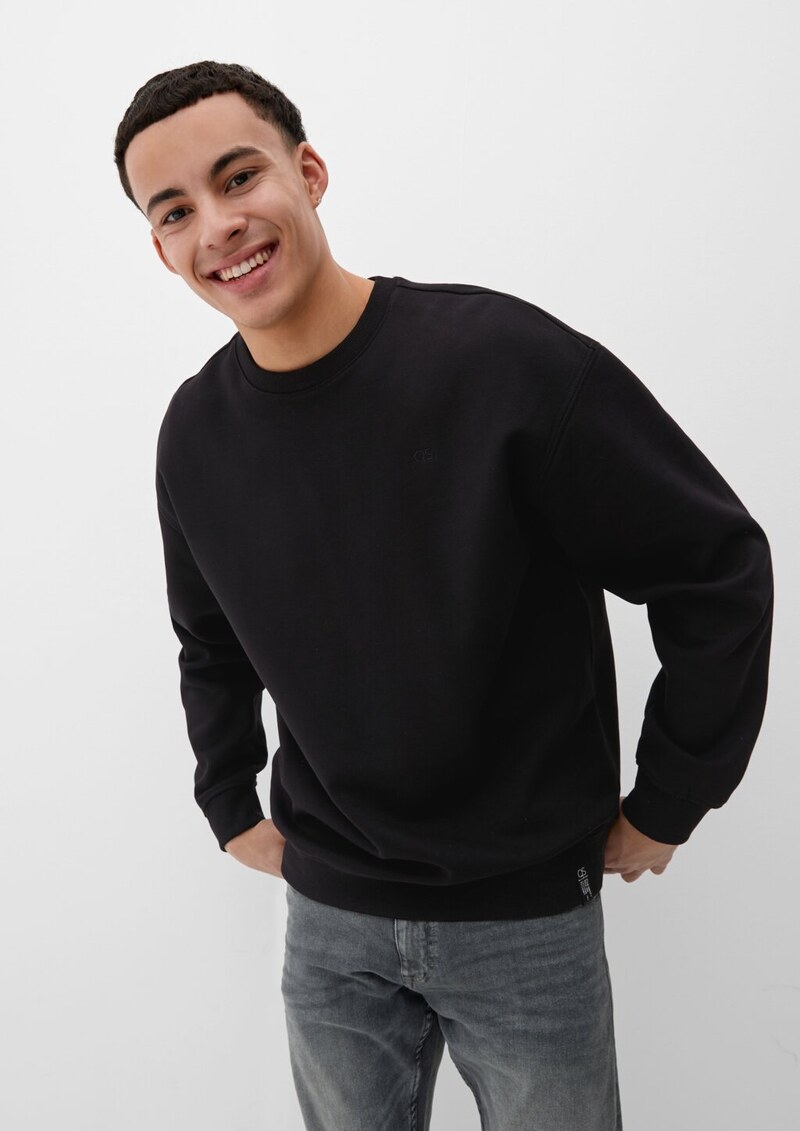 Sweatshirt mit Logostickerei