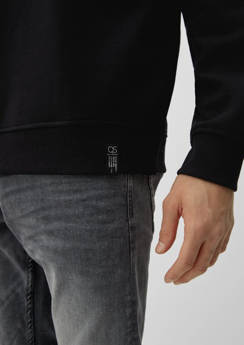 Sweatshirt mit Logostickerei