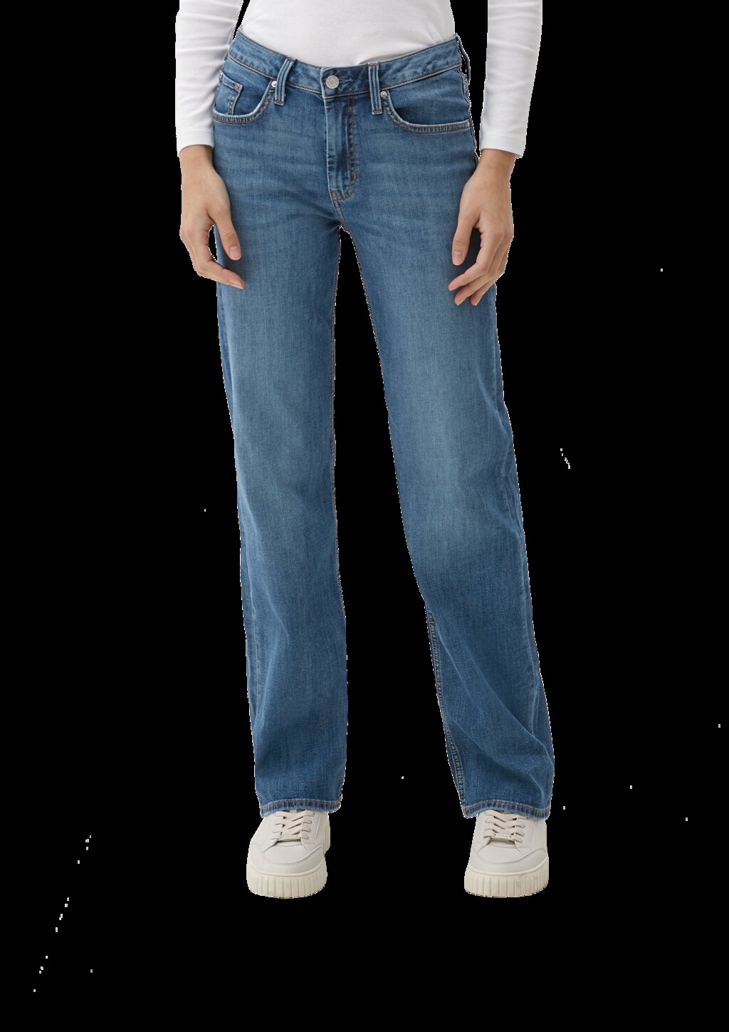 Jeans Karolin / Regular Fit / Mid Rise / Straight Leg