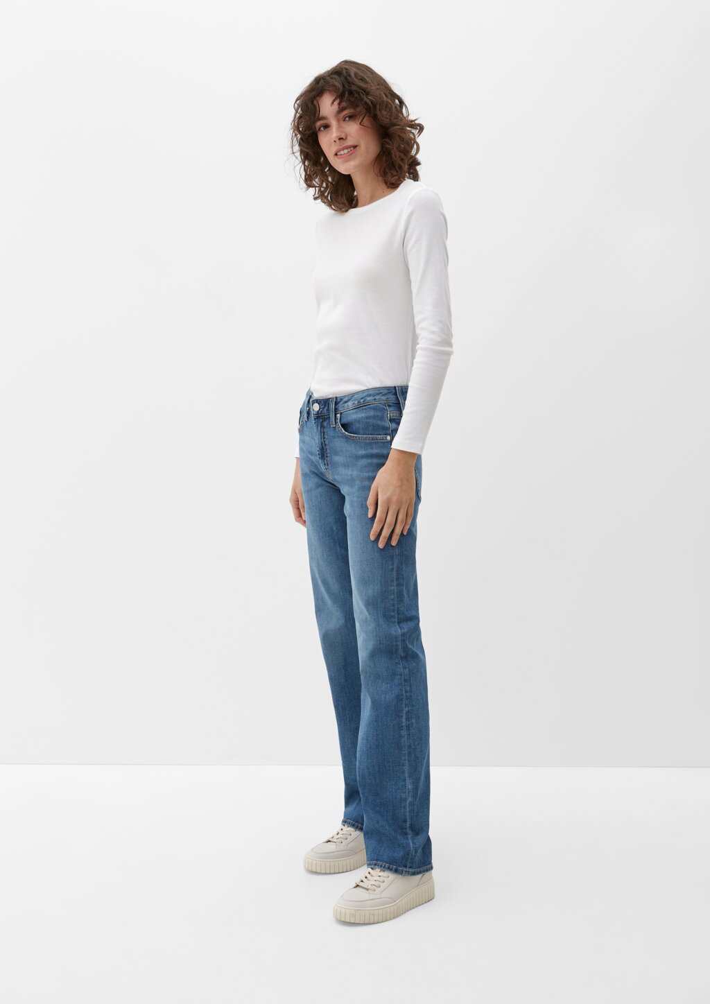 Jeans Karolin / Regular Fit / Mid Rise / Straight Leg