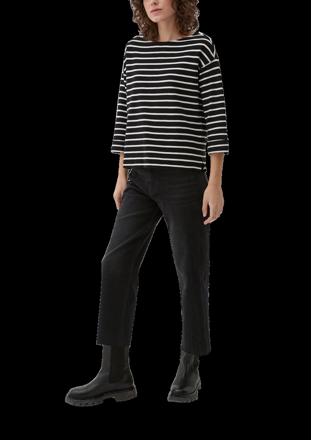 Shirt mit 3/4-Ärmeln