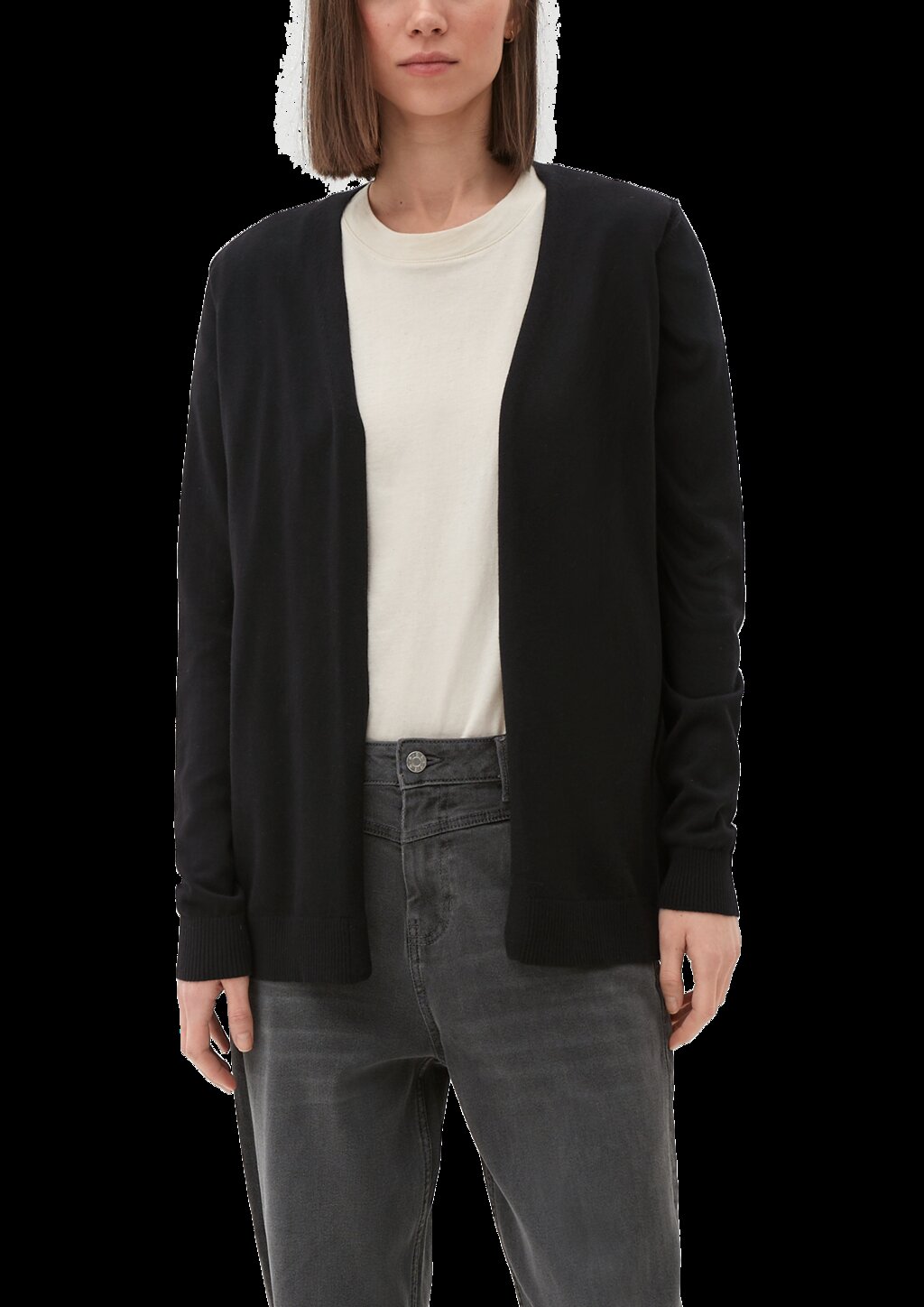 Strickjacke aus Viskosemix