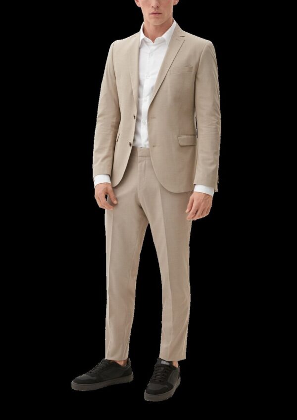 Slim: Sakko aus Viskosemix