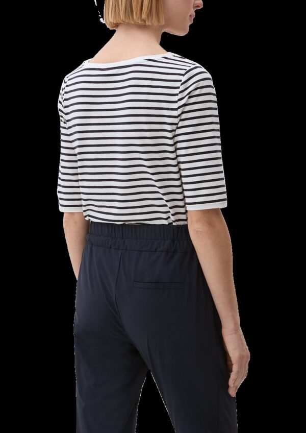 Jerseyshirt mit Ringelmuster