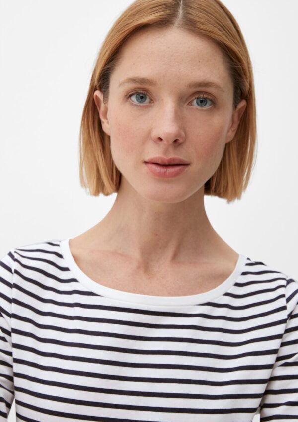 Jerseyshirt mit Ringelmuster