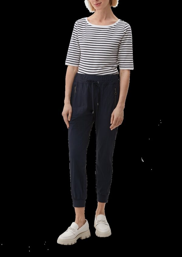 Jerseyshirt mit Ringelmuster