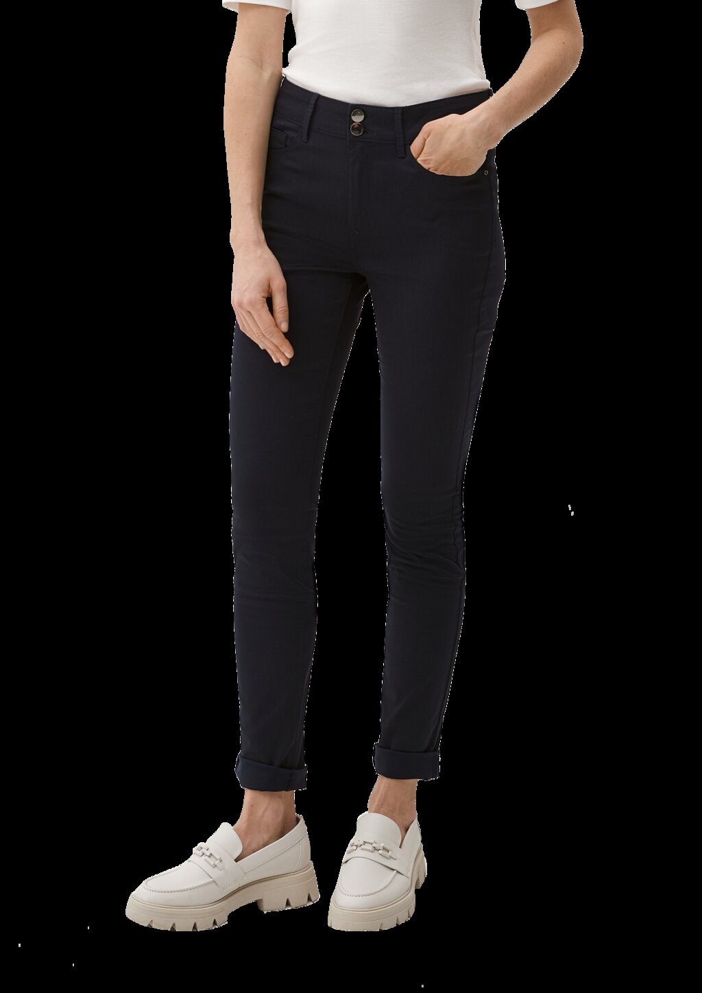 Ankle-Jeans Izabell / Skinny Fit / High Rise / Skinny Leg