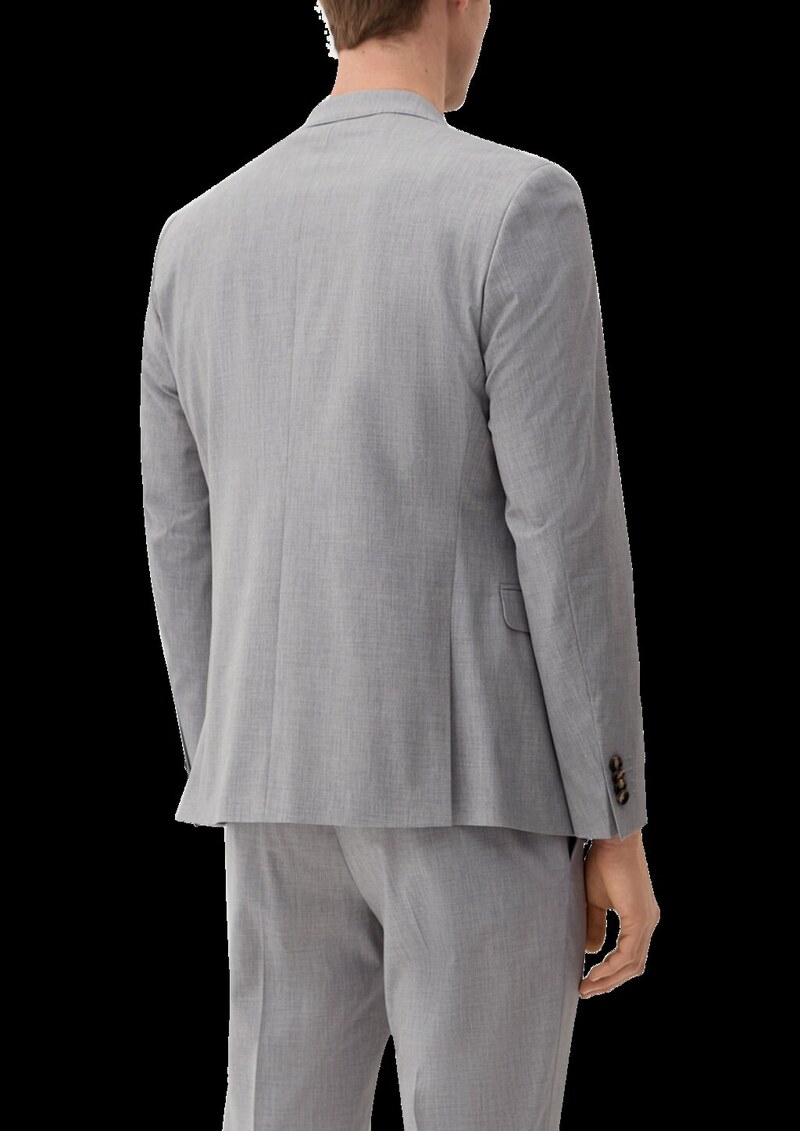 Slim: Sakko aus Wollmix