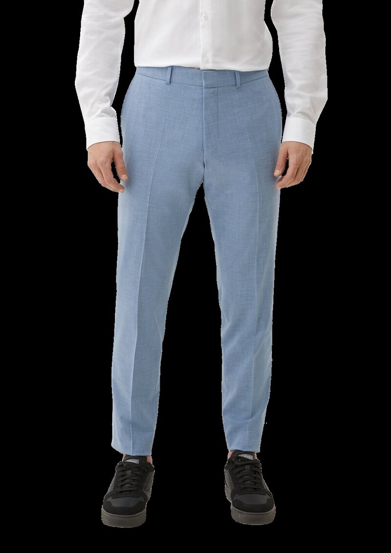 Slim: Hose aus Wollmix