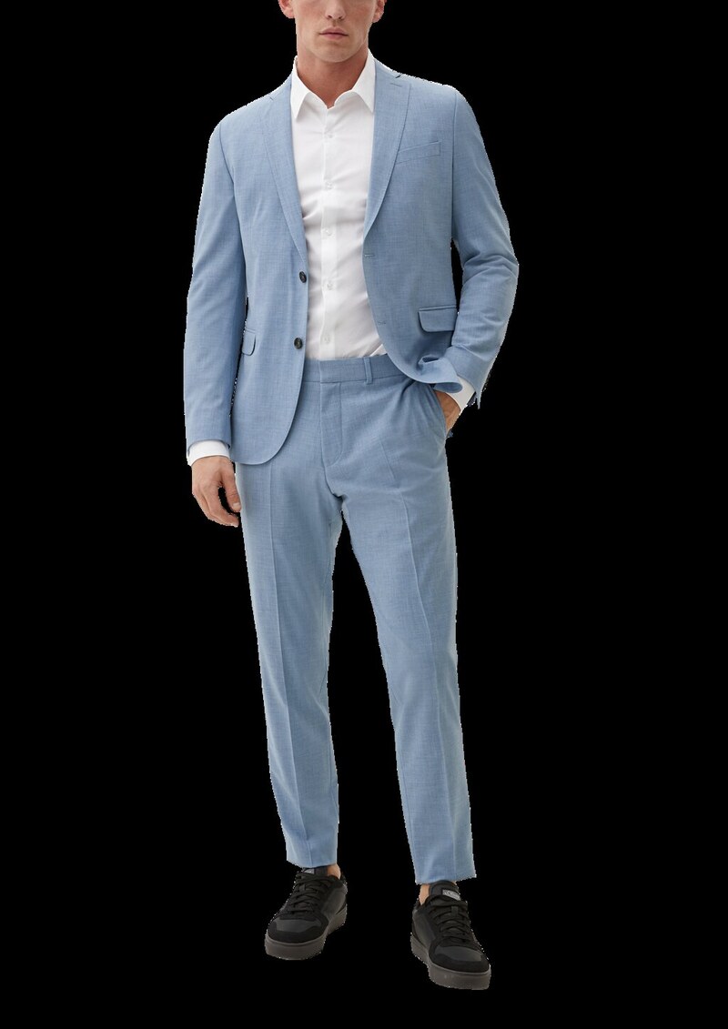 Slim: Hose aus Wollmix