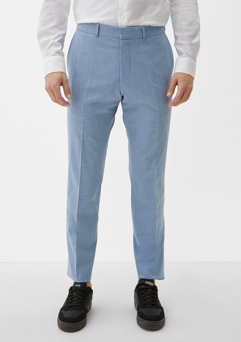 Slim: Hose aus Wollmix