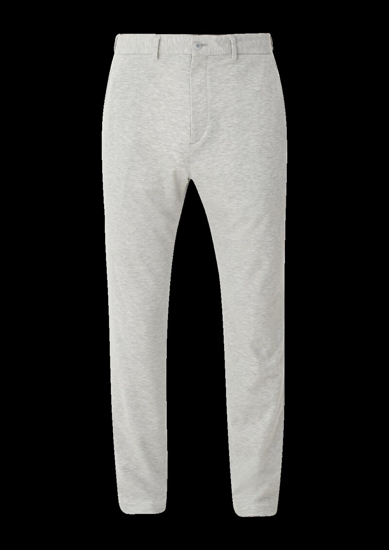 Slim: Joggsuit-Hose aus Stretch-Jersey