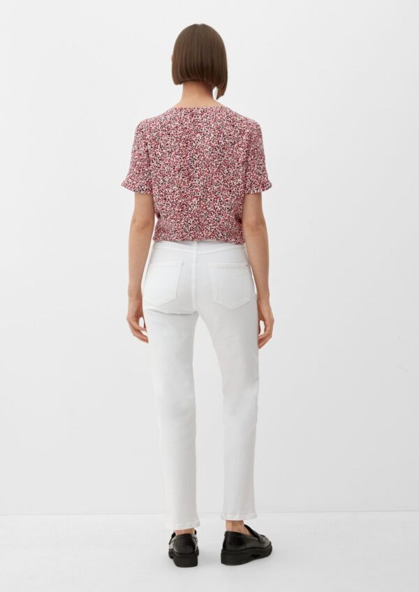 Bluse mit Crêpestruktur