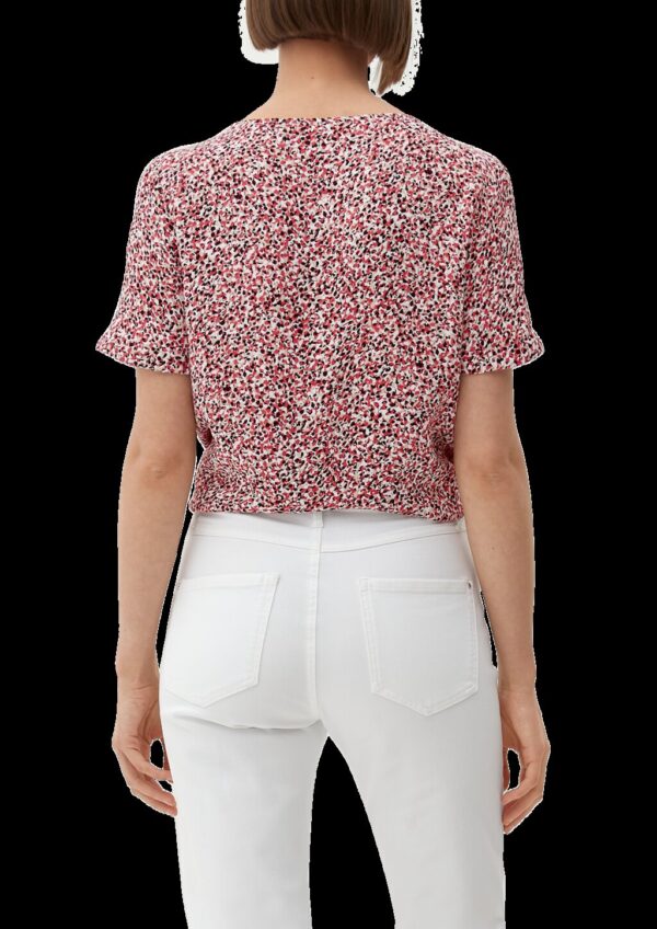 Bluse mit Crêpestruktur