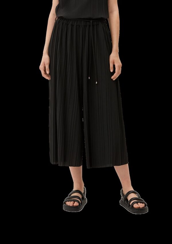 Loose: Culotte mit Plisséefalten